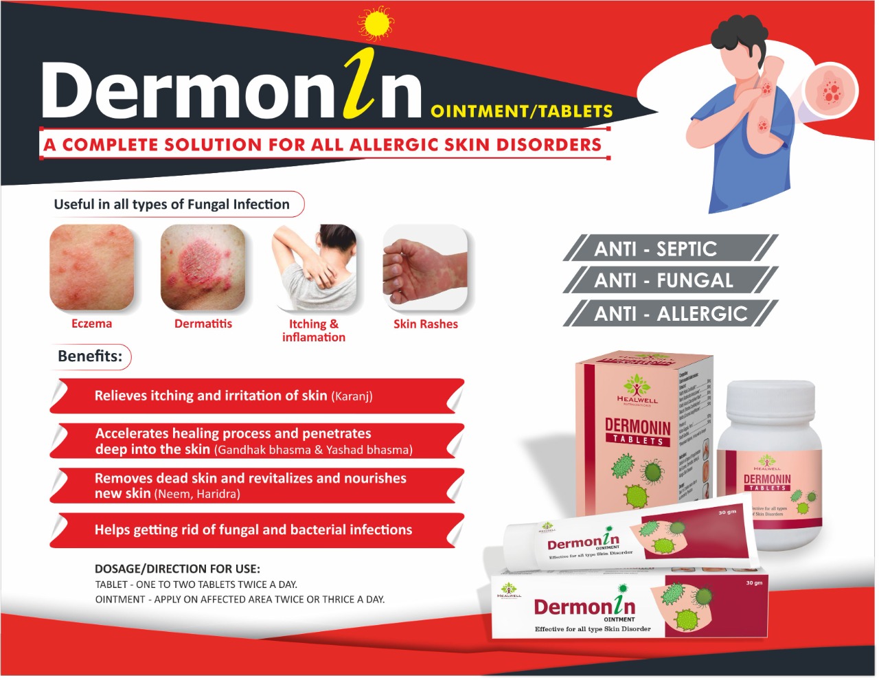  Dermonin Tablets